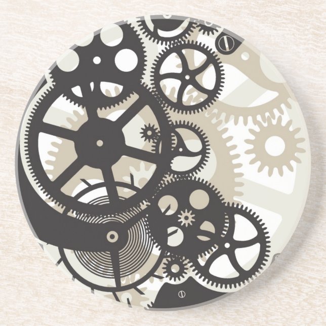 Cog wheels work coaster (Front)