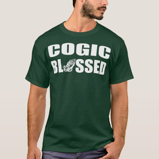 COGIC Denomination Blessing Wt Church Member T-Shirt (Front)