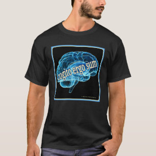 Cogito Ergo Sum I Think Therefore I Am Decartes T-Shirt