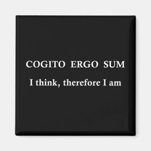 Cogito ergo sum magnet