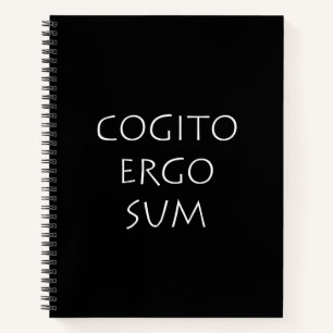 Cogito ergo sum notebook