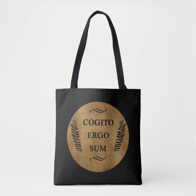 Cogito ergo sum tote bag (Front)