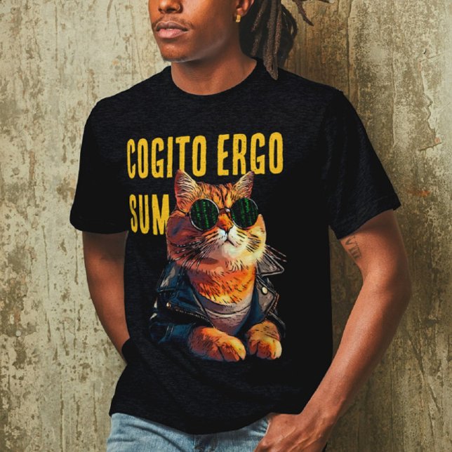 Cogito ergo sum Tri-Blend shirt (Creator Uploaded)