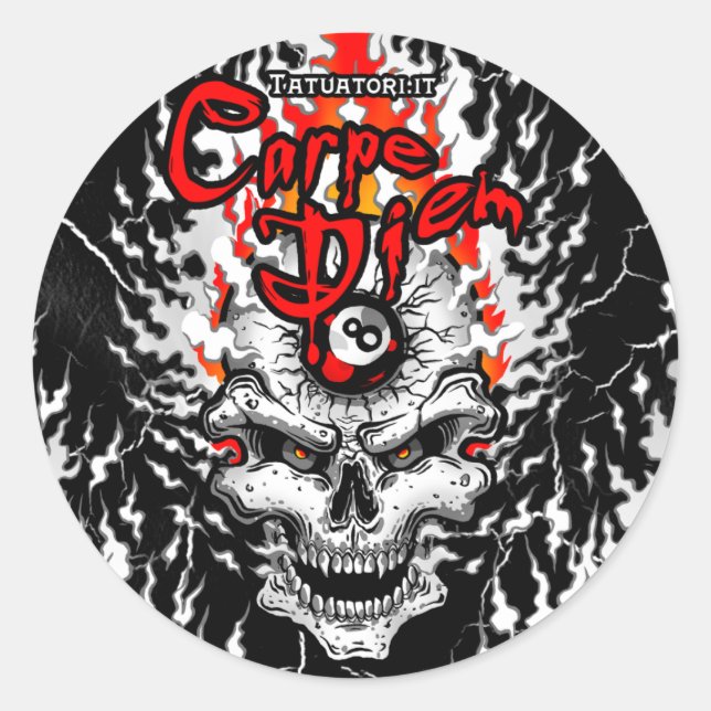 Cogli l'Attimo Classic Round Sticker (Front)