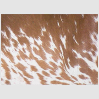 Cognac Cowhide Decoupage Sheet 18lb 20" x 30"