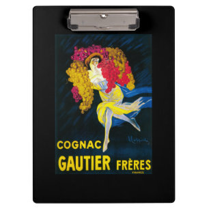 Cognac Gautier Promotional PosterFrance Clipboard