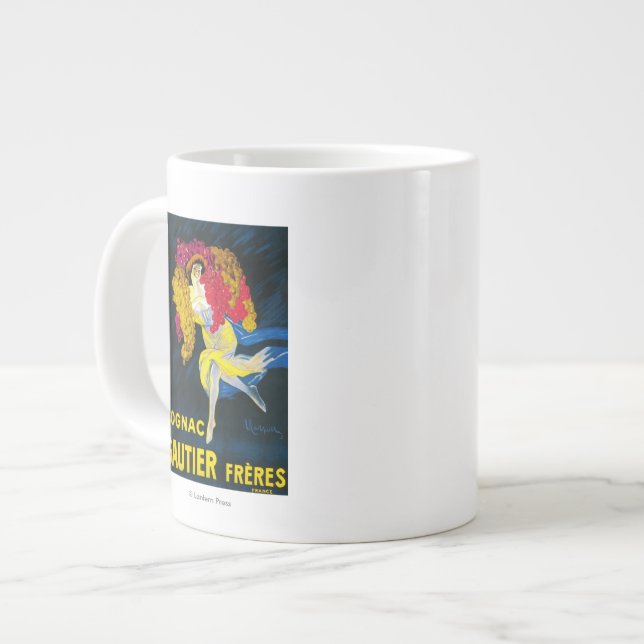 Cognac Gautier Promotional PosterFrance Large Coffee Mug (Front Left)