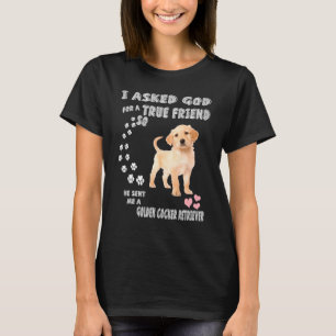 Cogol Dog Mum Dad Costume Cute Golden Cocker Retri T-Shirt