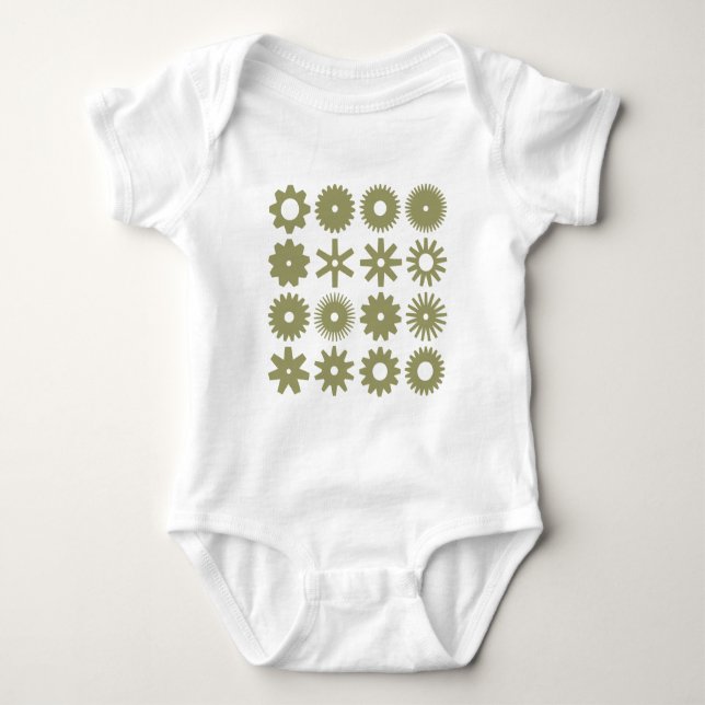 Cogs Baby Bodysuit (Front)