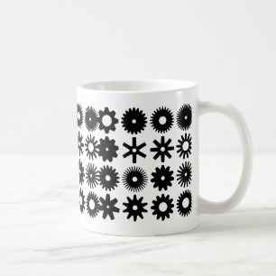 Cogs - Black on White Coffee Mug