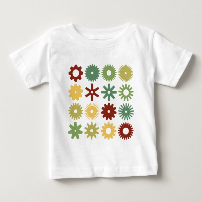 Cogs - Colours 03 Baby T-Shirt (Front)