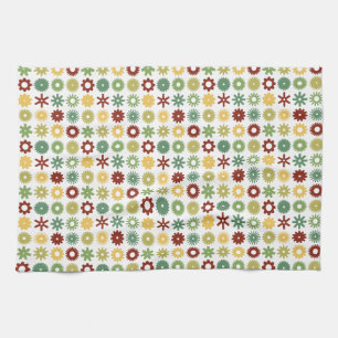 Cogs - Colours 03 Tea Towel