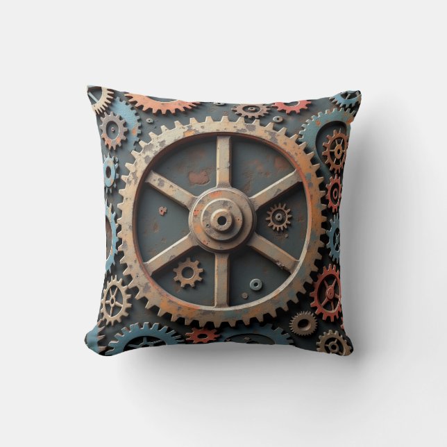 cogwheel pillow cushion (Front)