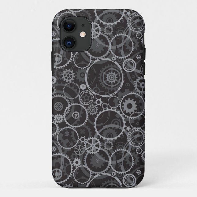 Cogwheels pattern Case-Mate iPhone case (Back)