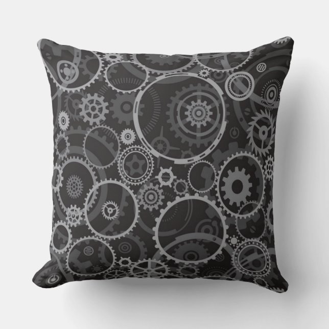 Cogwheels pattern cushion (Front)