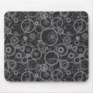 Cogwheels pattern mouse pad