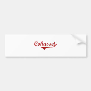 Cohasset Massachusetts Classic Design Bumper Sticker