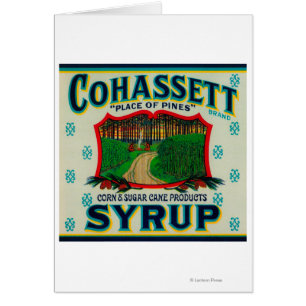 Cohassett Syrup LabelCairo, GA