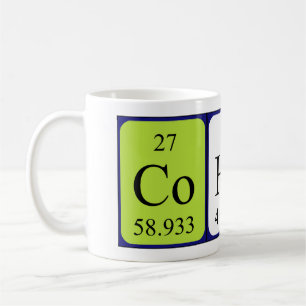 Cohen periodic table name mug