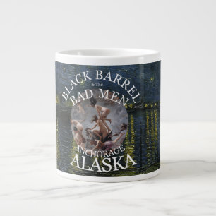 COHO CHINOOK BLACK BARREL & THE BAD MEN ANCHORAGE LARGE COFFEE MUG