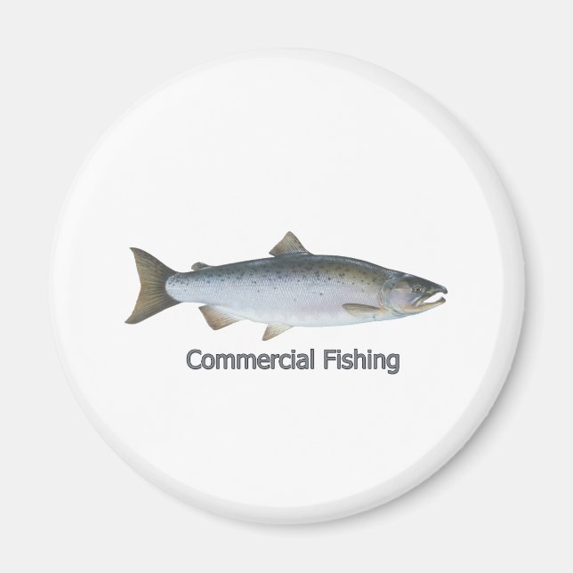 Coho Salmon Magnet (Front)