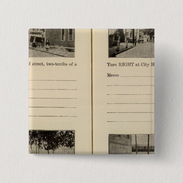 Cohoes, NY 15 Cm Square Badge (Front)