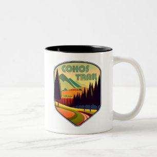 Cohos Trail New Hampshire Colours Two-Tone Coffee Mug