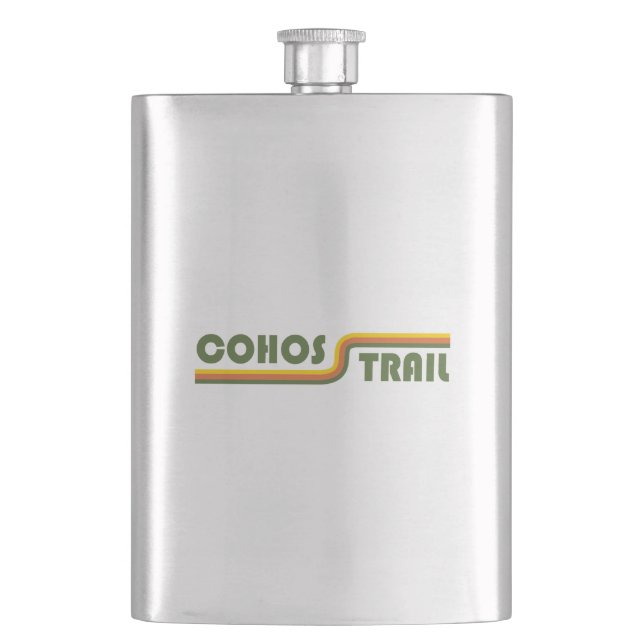 Cohos Trail New Hampshire Hip Flask (Front)