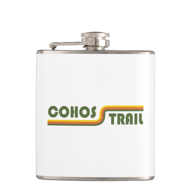 Cohos Trail New Hampshire Hip Flask (Front)