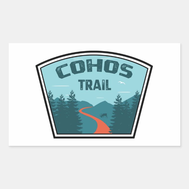 Cohos Trail New Hampshire Rectangular Sticker (Front)