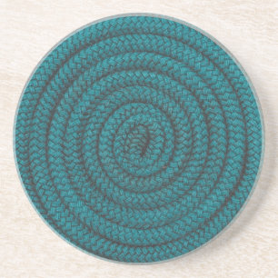 Coiled Blue Rope Coaster