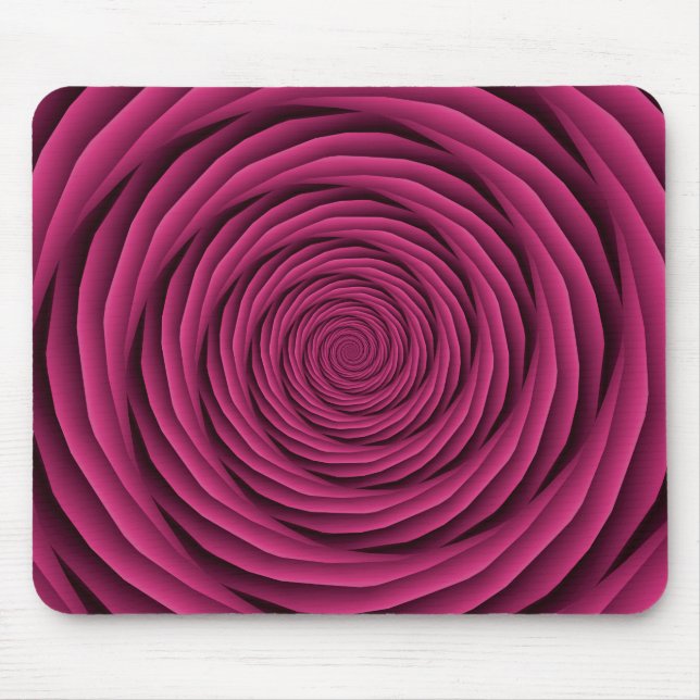 Coiled Cables in Pink Mousepad (Front)