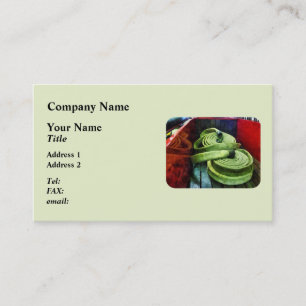 Coiled Fire Hoses Business Card