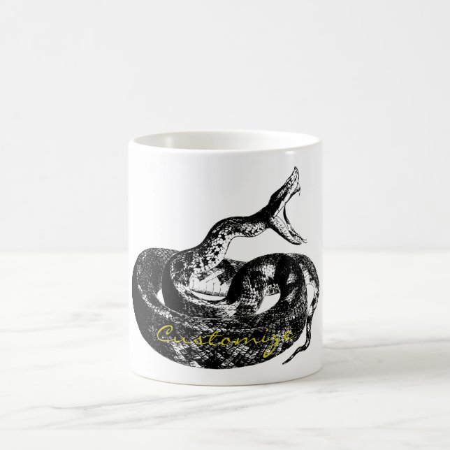 Coiled Rattlesnake Thunder_Cove Coffee Mug (Center)