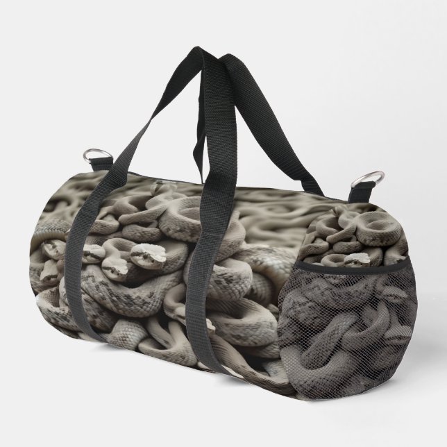 Coiled Serpents Duffle Bag (Right Corner)