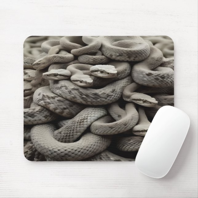 Coiled Serpents Mouse Pad (With Mouse)