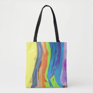 Coiled waterfall tote bag