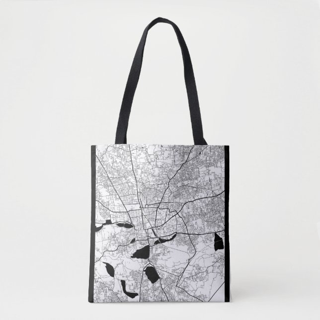 Coimbatore Tamil Nadu Map Tote Bag (Front)