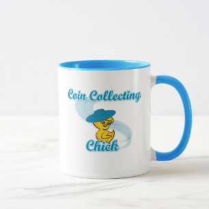 Coin Collecting Chick #3 Mug