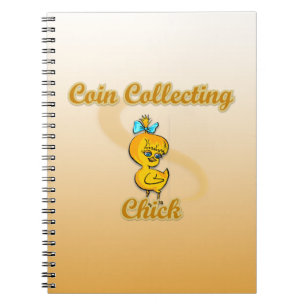 Coin Collecting Chick Notebook