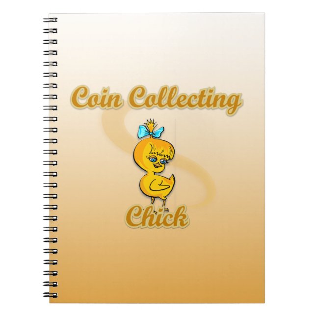 Coin Collecting Chick Notebook (Front)