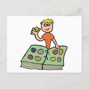 Coin Collecting Postcard