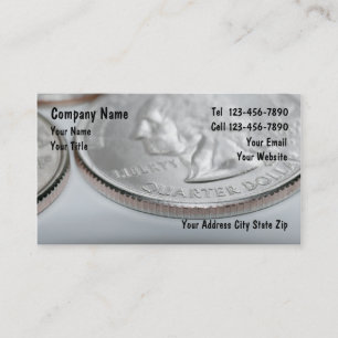 Coin Collector Business Cards