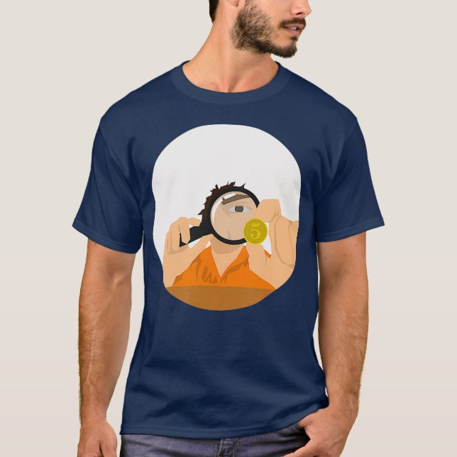 Coin Collector  Coin Collection Funny Tee (Front)
