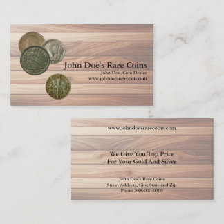 Coin Dealer Business Card