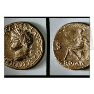 Coin depicting Nero