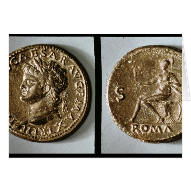 Coin depicting Nero (Front Horizontal)