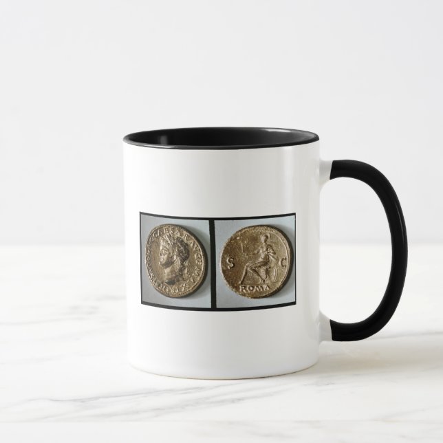 Coin depicting Nero Mug (Right)