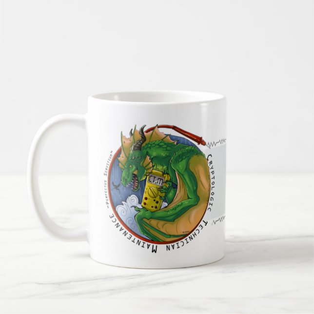 "Coin" Design Mug (R. Hand) (Left)