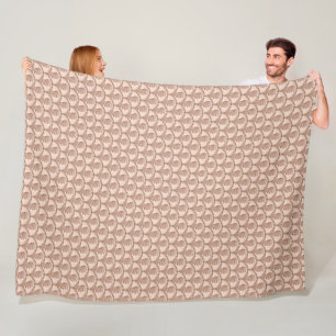 Coin Mermaid Scales Copper Pennies Fleece Blanket